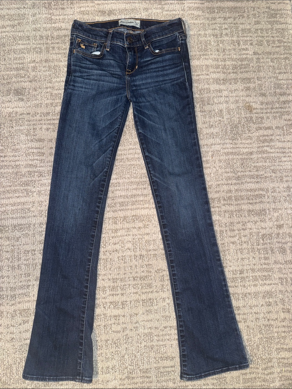 Abercrombie kids 14 slim bootcut jeans girls denim pants & Fitch